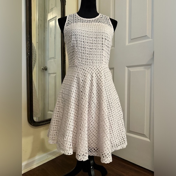 Olive & Oak Dresses & Skirts - Olive + Oak White Eyelet Dress NWOT